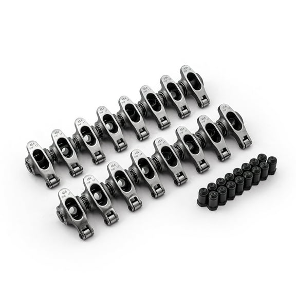 Speedmaster PCE261.1072.01 Compatible with Chevy BBC 454 1.7 Ratio 7/16" Stainless Steel Roller Rocker Arms Set