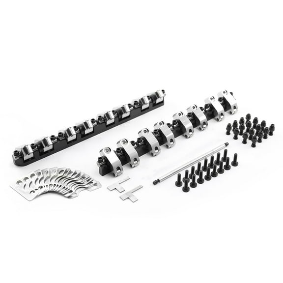 Speedmaster PCE261.1149 Compatible with Chevy GM LS1 / LS6 1.8 Ratio Aluminum Shaft Rocker Arms Set (with Hardware)