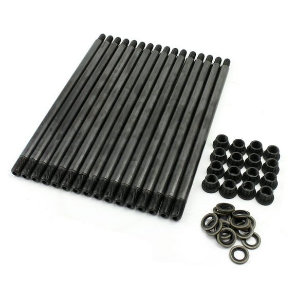 Speedmaster PCE279.1039 Compatible with Mazda Rx7 Rotary 13B Oversize Black Oxide Hardened Engine Stud Kit