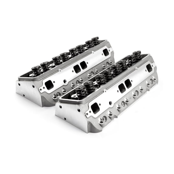 Speedmaster PCE281.2004 Compatible with Chevy SBC 350 190cc 64cc Straight Hydraulic Flat Assembled Cylinder Heads