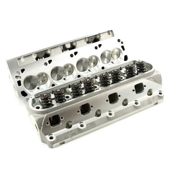 Speedmaster PCE281.2052 Fits Ford SB 289 302 351 Windsor 227cc 64cc CNC Solid Flat Assembled Cylinder Heads