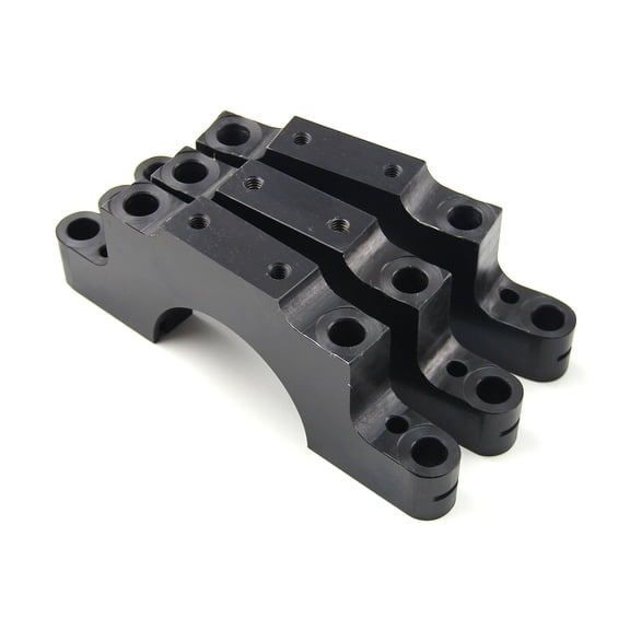 Speedmaster PCE289.1013 Pontiac 455 OEM 2 Bolt to 4 Bolt Straight Billet Steel Main Caps