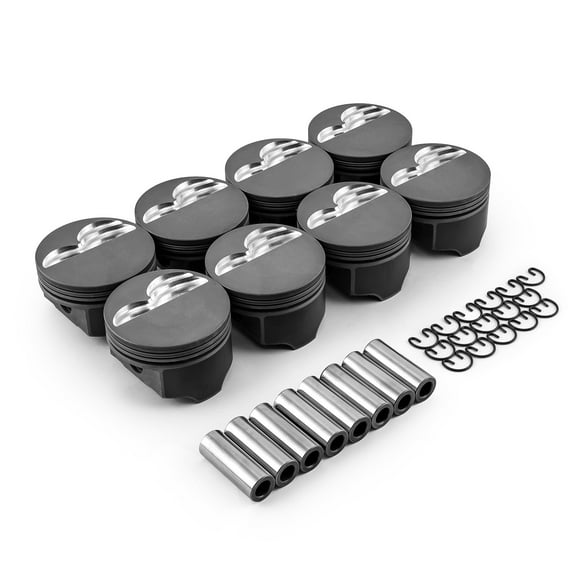 Speedmaster PCE305.1001.04 Compatible with Chevy SBC 383 ci 5.7" 4.040" 1.425" 0.927" Flat Top Hyper Pistons [Coated]