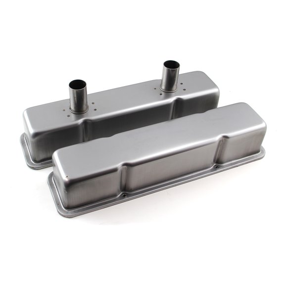 Speedmaster PCE314.1021.02 Compatible with Chevy SBC 350 Uplated Steel Circle Track Valve Covers - Tall - IMCA