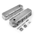 thumbnail image 1 of Speedmaster PCE314.1028.04 Compatible with Chevy BBC 454 Nostalgic Finned Aluminum Valve Covers - Tall w/ Hole, 1 of 8