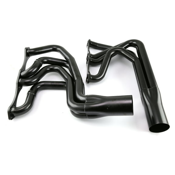 Speedmaster PCE316.1086.03 Compatible with Chevy SBC 350 IMCA MODIFIED Mild Steel Exhaust Headers - Black