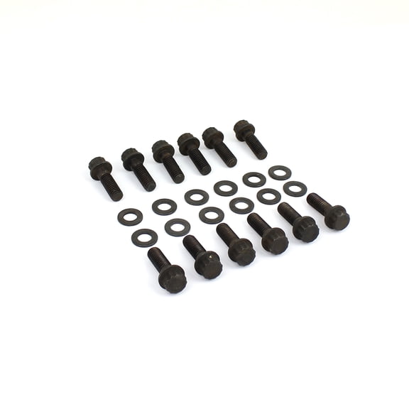 Speedmaster PCE318.1004 Compatible with Chevy Sbc 350 12 Point Black Oxide Intake Manifold Bolt Kit