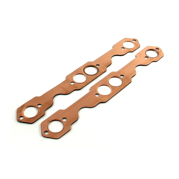 Speedmaster PCE355.1004 Compatible with Chevy SBC 350 Round Port Copper Exhaust Gasket Set