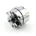 thumbnail image 1 of Speedmaster PCE360.1010 Universal 7127 GM 10SI V-Belt 120 Amp 1 Wire Internal Regulator Alternator [Chrome], 1 of 6