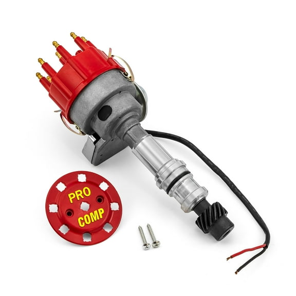 Speedmaster PCE376.1094.01 Compatible with Oldsmobile 400 425 455 7000 Series Ready to Run Distributor [Red]