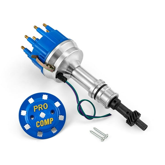 Speedmaster PCE376.1104.05 Compatible with Ford 351W Windsor 8400 Series Pro Billet Distributor [Blue]
