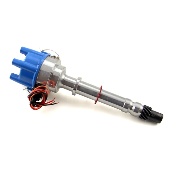 Speedmaster PCE376.1121 Compatible with Chevy V6 3.8L 4.3L 8020 Series Pro Billet Ready to Run Distributor [Blue]