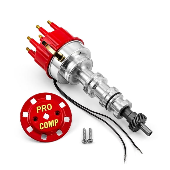 Speedmaster PCE376.1157.01 Compatible with Ford Fe 390 427 428 8000 Series Pro Billet Distributor [Red]