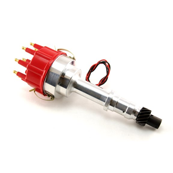 Speedmaster PCE376.1186 Pontiac 326 400 455 8020 Series Pro Billet Ready to Run Distributor [Red]