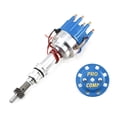 thumbnail image 1 of Speedmaster PCE376.1225.02 Compatible with Ford 351W Windsor 8020 Series Pro Billet Ready to Run Distributor [Blue], 1 of 5