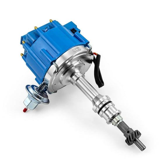 Speedmaster PCE376.1046.02 Compatible with Ford 351C Cleveland 460 Early 6000 Series 65K Coil HEI Distributor [Blue]