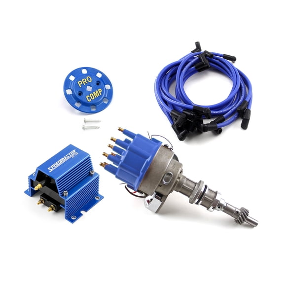 Speedmaster PCE385.1006 Compatible with Ford 351W Windsor Ready-to-run Distributor w/Coil & Wire Leads