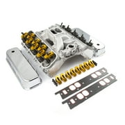 Speedmaster PCE435.1016 متوافق مع Chevy BBC 396 454 Hyd FT Cylinder Head Top End Engine Combo Kit [Oval Port]