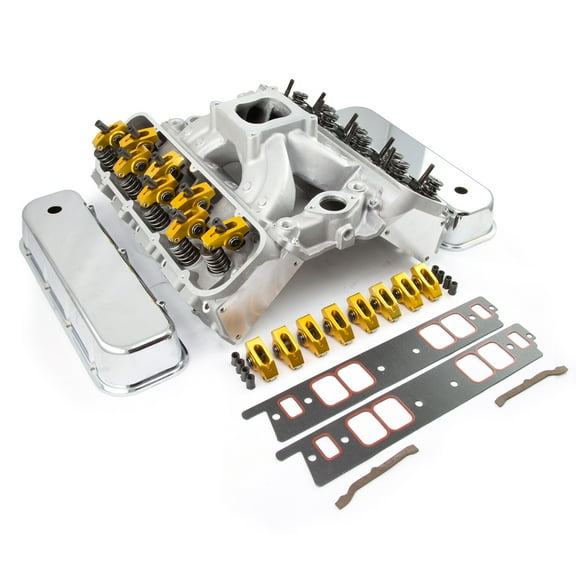 Speedmaster PCE435.1017 Compatible with Chevy BBC 454 Solid FT Cylinder Head Top End Engine Combo Kit