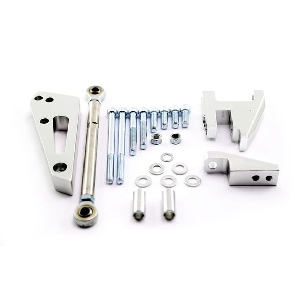 Speedmaster PCE511.1001 Compatible with Chevy SBC 350 Short Water Pump Swp Air Conditioning Bracket Kit Polished