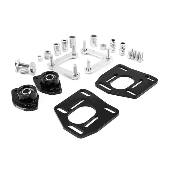 Speedmaster PCE591.1001 Compatible with Mustang 1994-2004 Caster Camber Plate Kit Alignment V6 V8