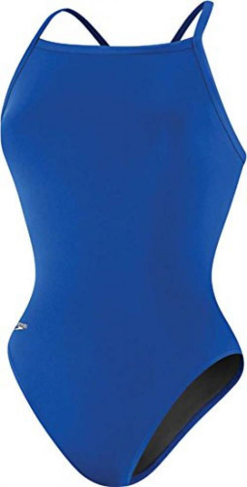 Speedo 819016 Womens Solid Endurance Flyback Training Suit, Sapphire, 28 - image 1 of 2