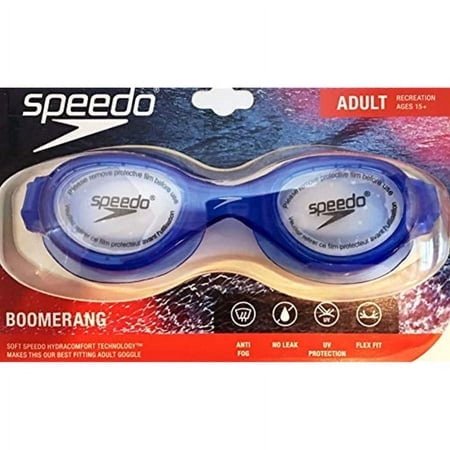 Speedo Adult Boomerang Goggle: Blue