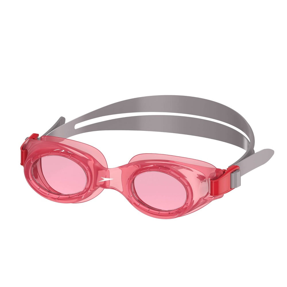 Speedo Adult Boomerang Swim Goggles - Rhubarb/Vermillion