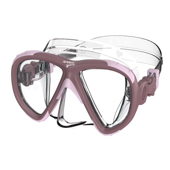 Speedo Adult Pilot Swimming Mask, Soft Fit with Anti‑Fog and UV Protection, Ages 12+