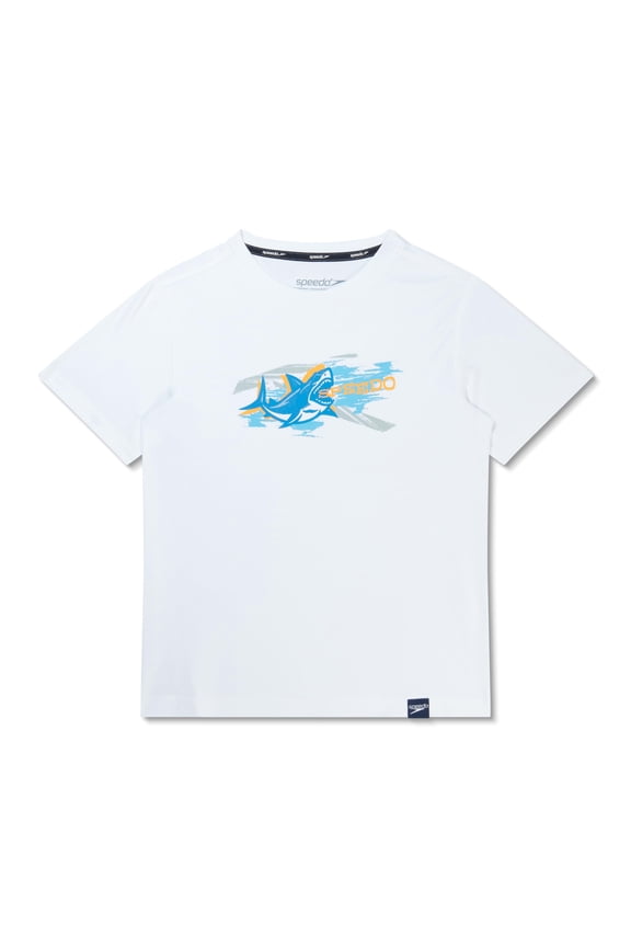 Speedo Boy's Uv Swim Shirt Short Sleeve Tee Graphic