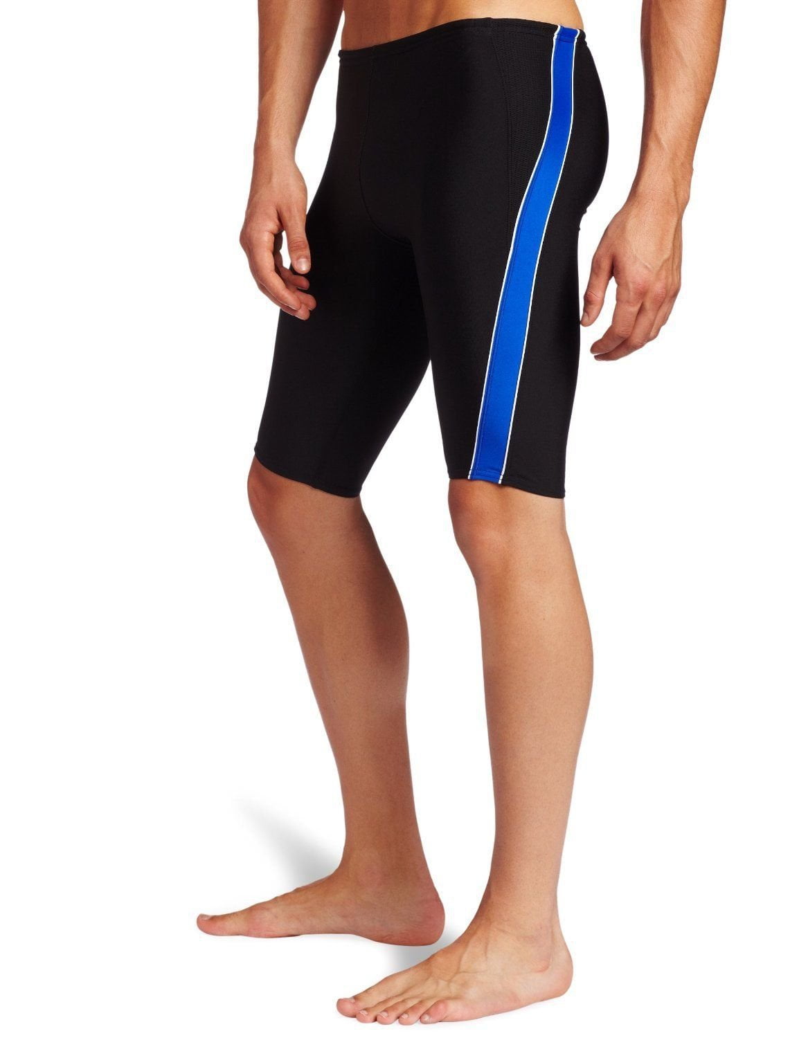 Speedo Boys Mercury SPL Jammer Swimsuit Waist BLK/BLUE Sizes 2028