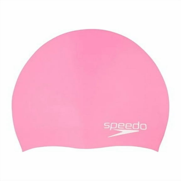 Speedo Brand Junior Pink Silicone Swim Cap