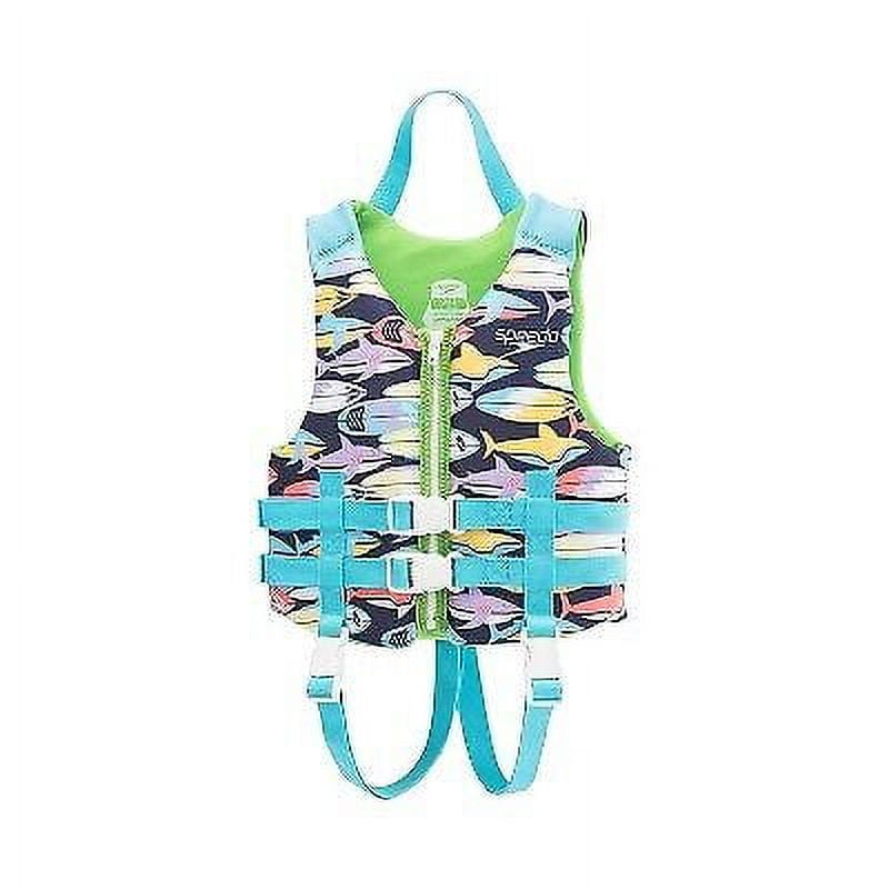Speedo Child Life Jacket Vest Blue Fins