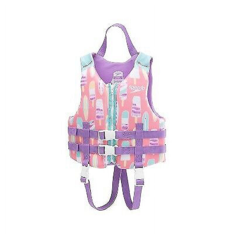 Speedo Swimming Life Jacket Vest for Kids, Children & Toddlers Pink