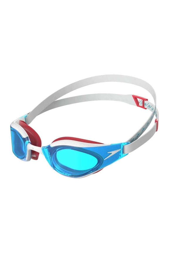 Fastskin Hyper Elite Swim Goggles, Aqua Blue / White / Red