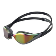 Speedo Fastskin Pure Focus Mirrored Goggles, Black/Grey Ruby