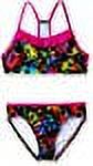 Speedo Girl's Sporty Splice Tankini 2 Piece Swimsuit (12, Pink/Pineapple) - image 1 of 2