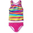 thumbnail image 1 of Speedo Girls Diamond Geo Racerback Tankini Pink Size 16, 1 of 2