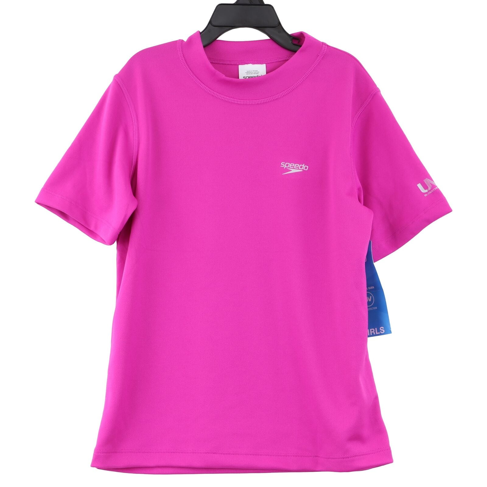 Speedo Girls Rash Swim Tee 1 Piece