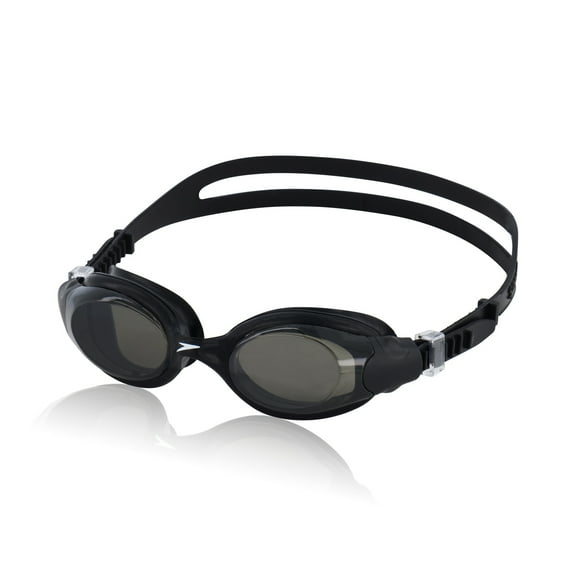 Speedo Hydrosity Gray/Black Smoke Anti-Fog Swimming Sport Goggles