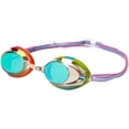 thumbnail image 1 of Speedo Jr. Vanquisher 2.0 Swim Swimming Anti-Fog Mirrored Goggle Rainbow Brights, 1 of 2