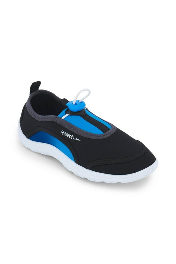 Junior Boys' Surfwalker Water Shoes - Black/Blue 2-3