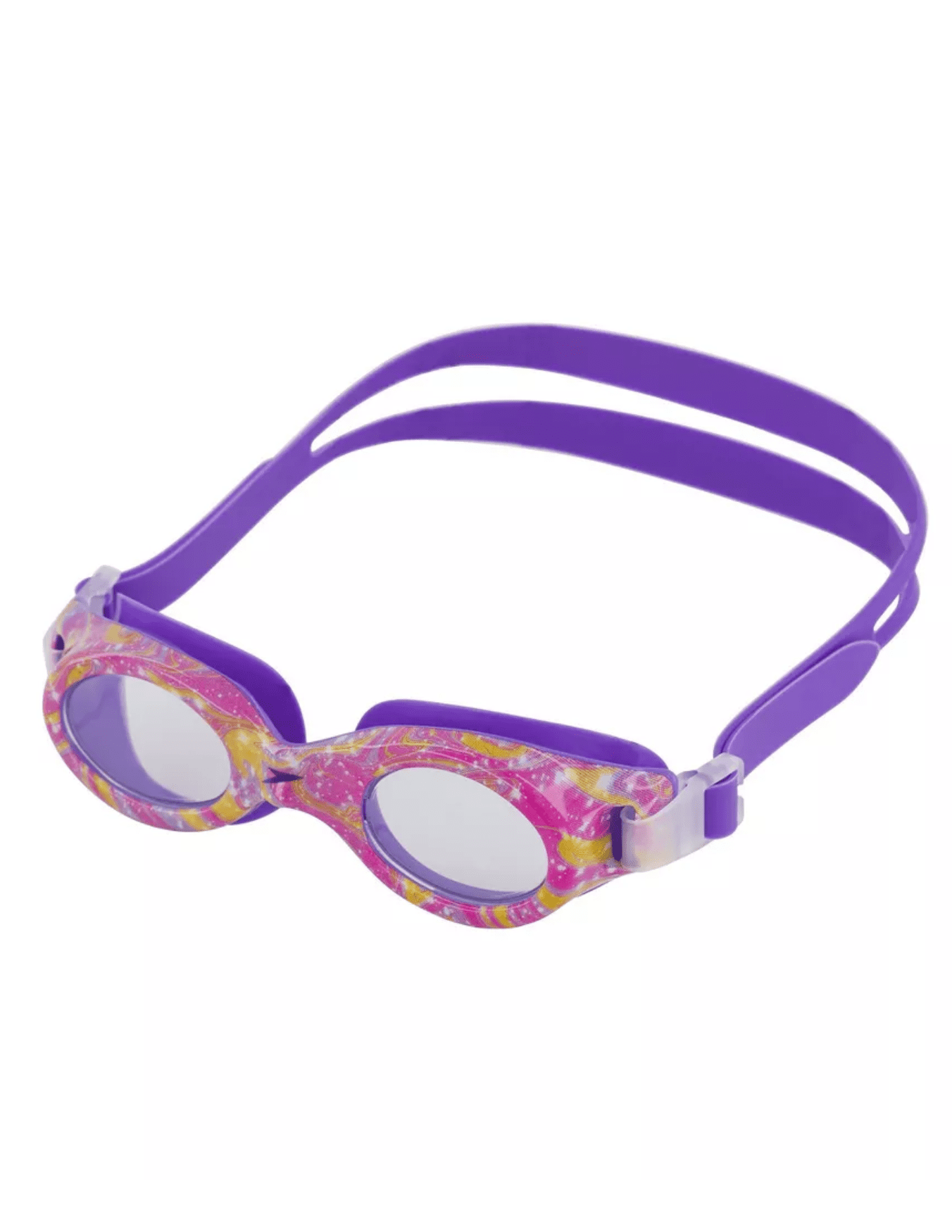 Speedo Junior Glide Print Goggles - Purple/Clear
