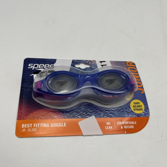Speedo Junior Sprinter Swim Goggles Ages 6-14, Anti-Fog UV Protection Blue