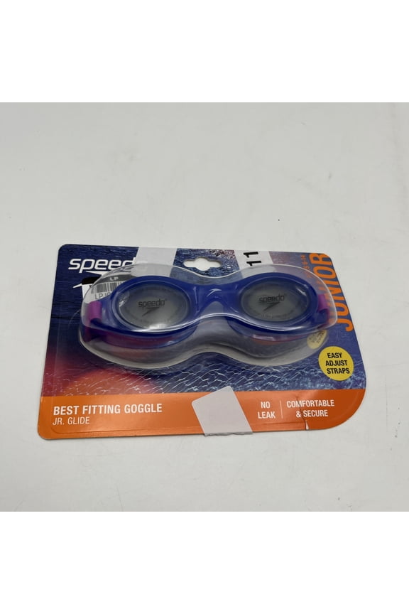 Junior Sprinter Swim Goggles Ages 6-14, Anti-Fog UV Protection Blue
