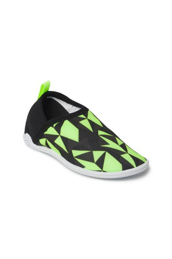 Kids' Beach Booties - Black/Neon Green S
