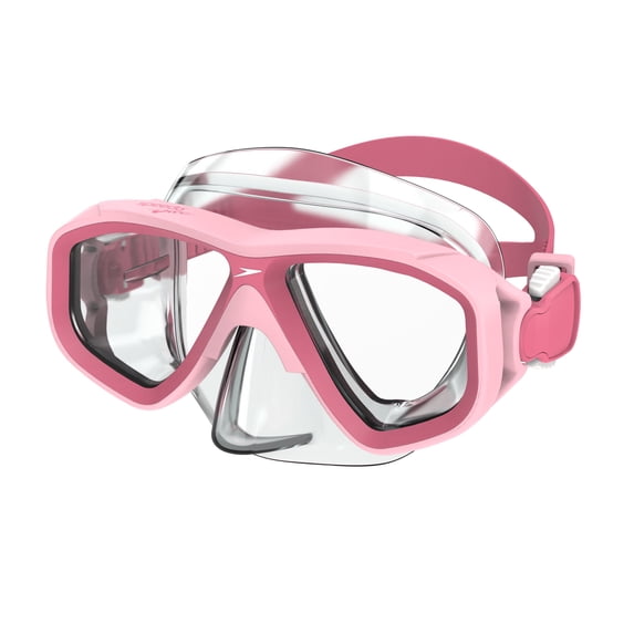 Speedo Kids Compass Swim Mask, Soft Fit with UV Protection, Ages 3-6