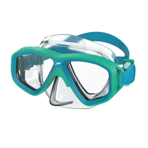 Speedo Kids Compass Swim Mask, Soft Fit with UV Protection, Ages 3-6
