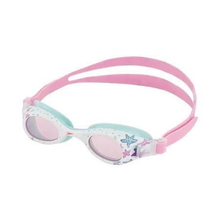 Speedo Kids' Glide Print Goggles Multicolor Fun Prints UV Protection Swimming Goggles