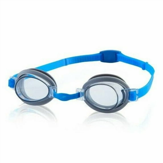 Speedo Kids Splasher Goggles - Cool Grey / Clear / Blue